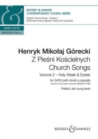 Gorecki: Church Songs Volume 2 SATB published by Boosey & Hawkes