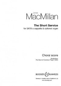 MacMillan: The Short Service SATB published by Boosey & Hawkes