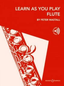 Learn As You Play Flute by published by Boosey & Hawkes (Book/Online Audio)