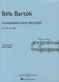 Bartok: Hungarian Folk Melodies for Violin & Cello published by Boosey & Hawkes