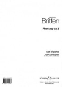 Britten: Phantasy Opus 2 - Quartet in one Movement published by Boosey & Hawkes