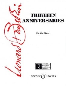 Bernstein: 13 Anniversaries for Piano published by Boosey & Hawkes