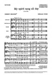 Finzi: My Spirit Sang All Day SATB published by Boosey & Hawkes