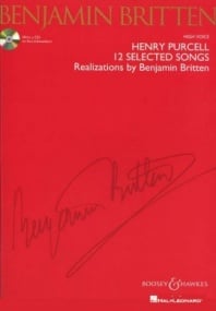 Purcell:12 Selected Songs - Realizations by Benjamin Britten (high voice) published by Boosey & Hawkes