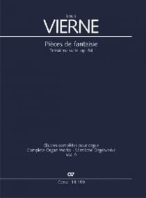 Vierne: Pieces de Fantaisie Suite No 3 Opus 54 for Organ published by Carus
