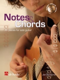 Bartlema: Notes & Chords: 20 pieces for solo guitar published by De Haske (Book & CD)