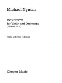 Nyman: Concerto For Violin published by Chester