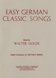 Easy German Classic Songs published by Presser