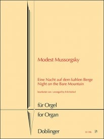 Mussorgsky: Night on the Bare Mountain for Organ published by Doblinger