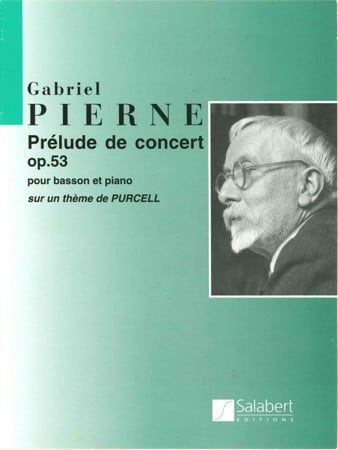 Pierne: Concert Prelude on a theme of Henry Purcell Opus 53 for Bassoon published by Salabert