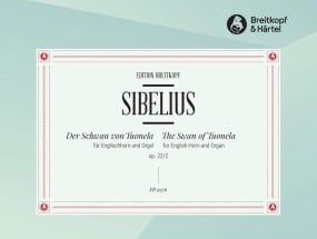 Sibelius: Swan of Tuonela arr for Cor Anglais & Organ published by Breitkopf