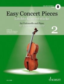 Easy Concert Pieces 2 - Cello published by Schott (Book/Online Audio)