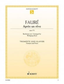 Faure: Apres un reve for Trumpet published by Schott