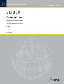 Seiber: Concertino for Clarinet published by Schott