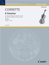 Corrette: Les Dlices de la Solitude Opus 20 Volume 1 for Bassoon or Cello published by Schott