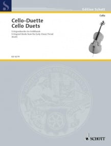 Cello Duets: 5 Original Works from the Early Classic Period published by Schott