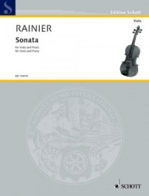 Rainier: Sonata for Viola published by Schott
