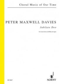 Maxwell Davies: Jubilate Deo (Psalm 100) published by Schott