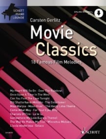 Piano Lounge: Movie Classics published by Schott (Book/Online Audio)