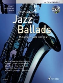 Saxophone Lounge : Jazz Ballads - Alto Saxophone published by Schott (Book & CD)