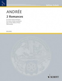Andree: 2 Romances for Viola or Violin published by Schott