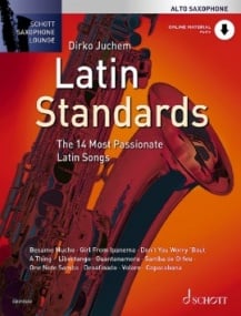 Saxophone Lounge : Latin Standards for Alto Saxophone published by Schott (Book/Online Audio)