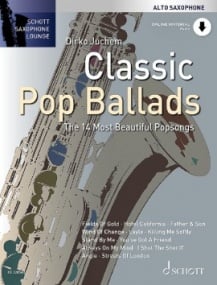 Saxophone Lounge : Classic Pop Ballads for Alto Saxophone published by Schott (Book/Online Audio)