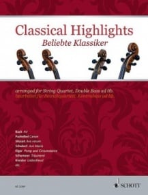 Classical Highlights for String Quartet published by Schott