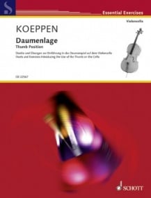Koeppen: Thumb Position for Cello published by Schott