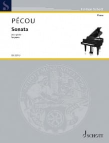 Pecou: Sonata for Piano published by Schott