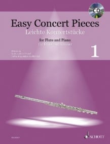 Easy Concert Pieces 1 - Flute published by Schott (Book & CD)