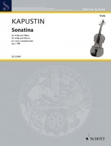 Kapustin: Sonatina Opus 158 for Viola published by Schott