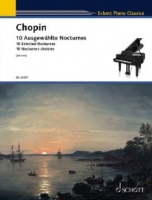 Chopin: 10 Selected Nocturnes for Piano published by Schott
