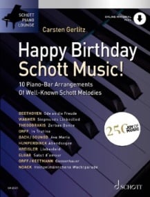 Piano Lounge: Happy Birthday, Schott Music for Piano published by Schott (Book/Online Audio)
