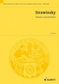 Stravinsky: Danses concertantes (Study Score) published by Schott