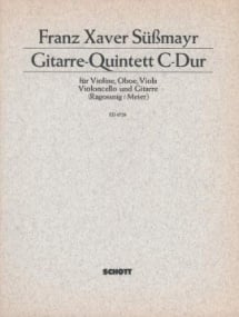 Sussmayr: Guitar Quintet in C Major published by Schott