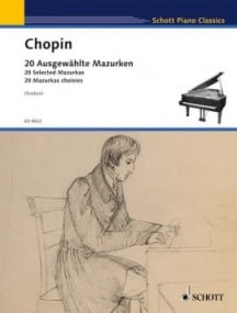 Chopin: 20 Selected Mazurkas for Piano published by Schott