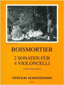 Boismortier: 2 Sonatas for 4 Cellos published by Kunzelmann
