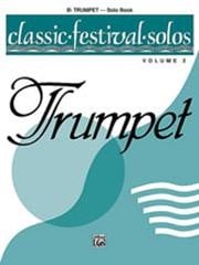Classic Festival Solos Volume 2 for Trumpet published by Alfred