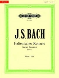 Bach: Italian Concerto (BWV971) for Piano published by Peters