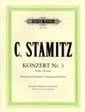 Stamitz: Concerto No. 3 in Bb for Clarinet published by Peters