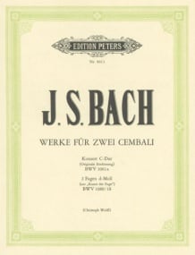 Bach: Selected Works for Two Pianos published by Peters