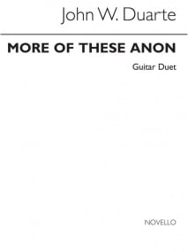 Duarte: More of These Anon for Guitar Duet published by Novello