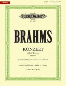 Brahms: Piano Concerto No 1 in D minor Opus 15 published by Peters