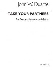 Duarte: Take Your Partners for descant recorder and guitar published by Novello