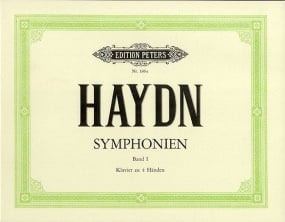 Haydn: 12 Symphonies Volume 1 for Piano Duet published by Peters