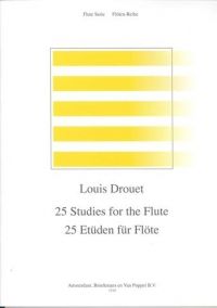 Drouet: 25 Studies for Flute published by Broekmans