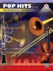 Pop Hits for the Instrumental Soloist - Alto Saxophone published by Alfred (Book & CD)