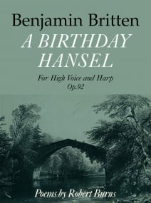 Britten: A Birthday Hansel for High Voice & Harp published by Faber