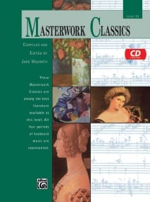 Masterwork Classics Level 10 for Piano published by Alfred (Book & CD)